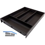 BLUM AMBIA-LINE Besteckeinsatz NL450mm,B300mm, Stahl Carbonschwarz