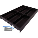 BLUM AMBIA-LINE Besteckeinsatz NL500mm,B300mm, Stahl Carbonschwarz