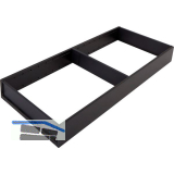 BLUM AMBIA-LINE Schubkastenrahmen breit, NL500mm, Stahl Carbonschwarz matt