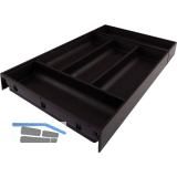 BLUM AMBIA-LINE Besteckeinsatz NL550mm,B300mm, Stahl Carbonschwarz
