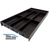 BLUM AMBIA-LINE Besteckeinsatz NL600mm,B300mm, Stahl Carbonschwarz