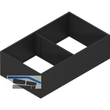 BLUM AMBIA-LINE Frontauszugsrahmen, ab NL400mm, Stahl Carbonschwarz