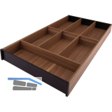 BLUM AMBIA-LINE Besteckeinsatz NL600mm,B300mm, Tennessee Nuss