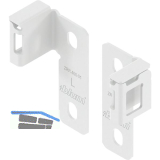 BLUM MERIVOBOX Relinghalter flexibel, Seidenwei�-matt