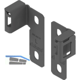 BLUM MERIVOBOX Relinghalter flexibel, Oriongrau-matt