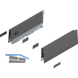 BLUM MERIVOBOX Zarge H�he M, NL 270, Oriongrau-matt