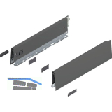 BLUM MERIVOBOX Zarge H�he M, NL 350, Oriongrau-matt