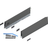 BLUM MERIVOBOX Zarge H�he M, NL 400, Oriongrau-matt