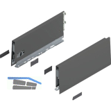 BLUM MERIVOBOX Zarge H�he K, NL 300, Oriongrau-matt