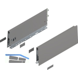 BLUM MERIVOBOX Zarge H�he K, NL 350, Indiumgrau-matt