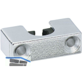 JUNIE Stangenf�hrung � 6 mm zum Aufschrauben, Stahl vernickelt