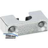 JUNIE Stangenf�hrung � 8 mm zum Aufschrauben, Stahl vernickelt