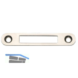 JUNIE Schlie�blech rund, 58x10 mm, Stahl vernickelt