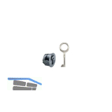 JUNIE 7605 Bart ASS Schlie�einsatz Sperre 1, Zink roh