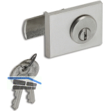 JUNIE 2976 Zylinder-Hebelschloss Schlie�weg 2 Sperre BN 0101, Messing matt