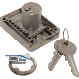 JUNIE 2828 Zylinder-Kastenschloss Sperre BN 0104, Zylinder Messing vern. matt