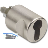 JUNIE 3570 ASS Zylinder-Drehgriff Profil-Halbzylinder gerichtet f�r PZ, Zamak