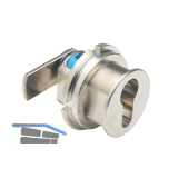 JUNIE 7480 Zylinder-Hebelschloss f�r 30 PZ-Halbzylinder,Zinkdruckguss vern. matt