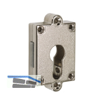 JUNIE 7407 Zylinder-Kastenschloss Dornma� 25 mm, Metall, vernickelt matt