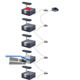 PS SOLO Bluetooth - Elektronikschloss Set - 5 Fronten, Zamak/Kunststoff schwarz