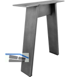 SIMAUSROM Bankkufe A-Form Breite 380 mm Schwarzstahl schutzlackiert