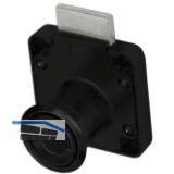 HEKNA Zylinder-Kastenschloss 1280 Lade, Dornma� 25 mm, Zamak schwarz