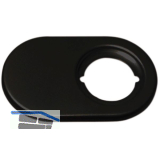 HEKNA Anschlagplatte 512, Zamak schwarz