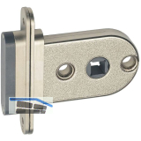 JUNIE Magnetschloss mit Seitenriegel, Dornma� 40mm, Zamak vernickelt