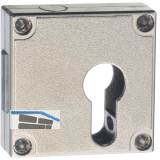JUNIE 7405 Zylinder-Kastenschloss Dornma� 40 mm, Messing vernickelt