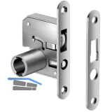 HEKNA Zylinder-Rollladen-Einsteckschloss 518 links, Zamak vernickelt