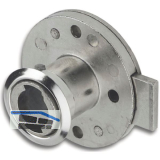 HEKNA Zylinder-Kastenschloss 3012 links, Dornma� 30 mm, Zamak vernickelt