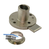 HEKNA Zylinder-Kastenschloss 3012 Lade, Dornma� 30 mm, Zamak vernickelt