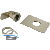 HEKNA Zylinder-Hebelschloss 6065 Typ 544 nach unten, Zamak