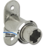 HEKNA Zylinder-Druck-Drehschloss 6028 Zamak vernickelt