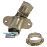 HEKNA Zylinder-Hebelschloss 6070 Typ 505 links Schlie�hebel gekr�pft, L 30 mm