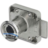 HEKNA Zylinder-Kastenschloss 1280 links, Dornma� 25 mm, Zamak vernickelt