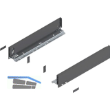 BLUM LEGRABOX pure SET H�he M, BLUMOTION S, 40kg, NL 300, Oriongrau