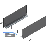 BLUM LEGRABOX pure SET H�he C, BLUMOTION S, 40Kg, NL 550, Oriongrau