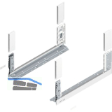 BLUM LEGRABOX free SET H�he C, BLUMOTION S, 40Kg, NL 450, Seidenwei�