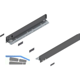 BLUM LEGRABOX pure SET H�he N, BLUMOTION S, 70kg, NL 550, Oriongrau