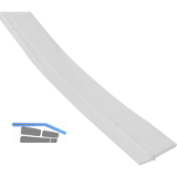 REHAU Schlagleiste mit weicher Lippe,selbstklebend L 2500 mm,Kunststoff transp.