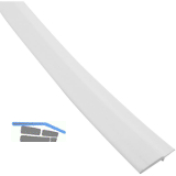 REHAU Schlagleiste mit weicher Lippe,selbstklebend L 2500mm,Kunststoff wei�