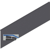 BLUM LEGRABOX Abdeckkappe aussen, oriongrau