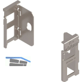 BLUM LEGRABOX Holzr�ckwandhalter H�he N, vernickelt