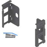 BLUM LEGRABOX Holzr�ckwandhalter H�he N, Oriongrau-matt