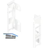 BLUM LEGRABOX Holzr�ckwandhalter H�he M, Seidenwei�-matt