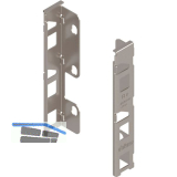 BLUM LEGRABOX Holzr�ckwandhalter H�he K, vernickelt