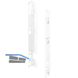 BLUM LEGRABOX Holzr�ckwandhalter H�he F, Seidenwei�-matt