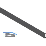 BLUM LEGRABOX Vorderst�ck ohne Nut, L�nge 1043 mm, Aluminium Oriongrau-matt