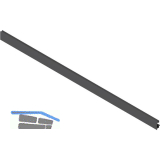 BLUM LEGRABOX Vorderst�ck mit Nut, L�nge 1043 mm, Aluminium Oriongrau-matt